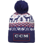 Kulich CCM Holiday Deer Pom Knit Navy