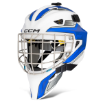 BRANKÁŘSKÁ MASKA CCM AXIS F5 JR WHITE-BLUE